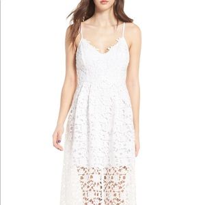 ASTR Lace Midi Dress